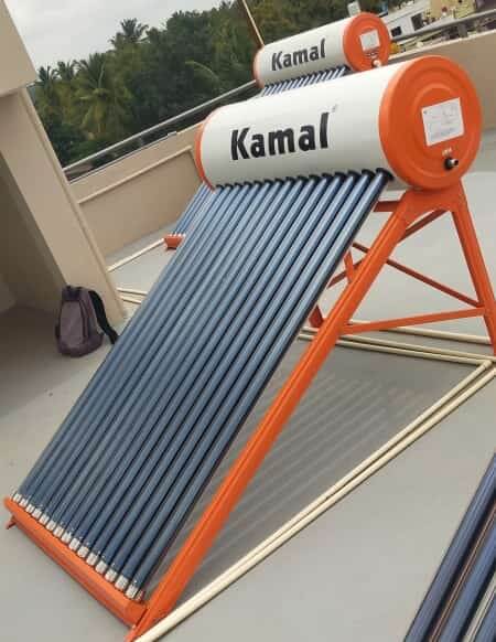 Prompt Power Systems evacuated tube collector solar water heating panel