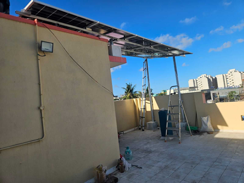 Solar rooftop installation by Prompt Power Systems in Chennai, South India - Project 10